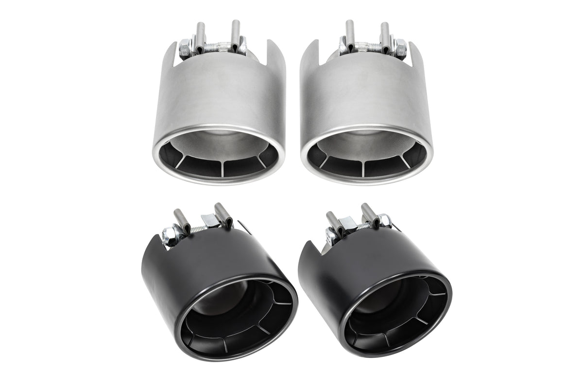SOUL Porsche 718 GT4 RS / Spyder RS Weissach-Style Bolt-On Exhaust Tips