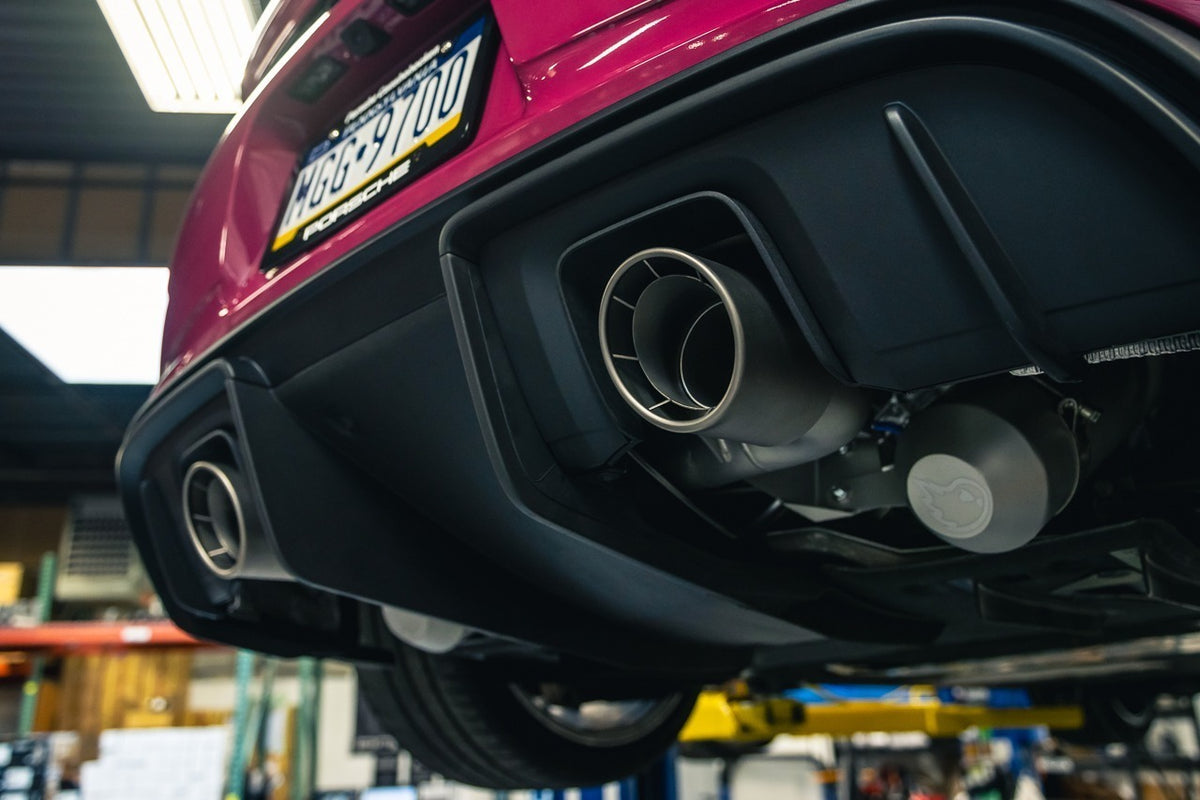 SOUL Porsche 718 GT4 RS / Spyder RS Weissach-Style Bolt-On Exhaust Tips
