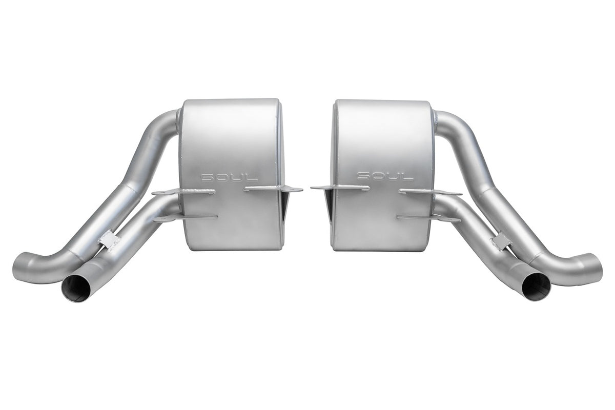 SOUL Porsche 996 Carrera 4S Sport Side Mufflers