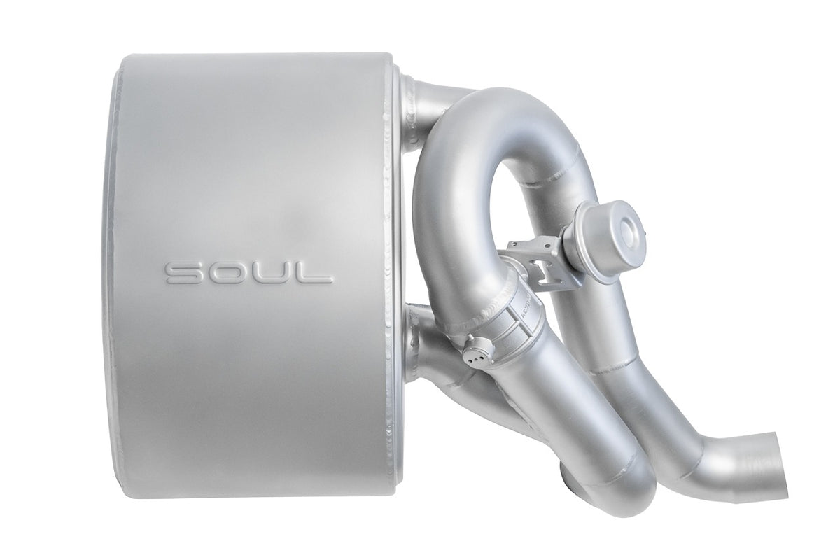 SOUL Porsche 996 Carrera 4S Valved Side Mufflers