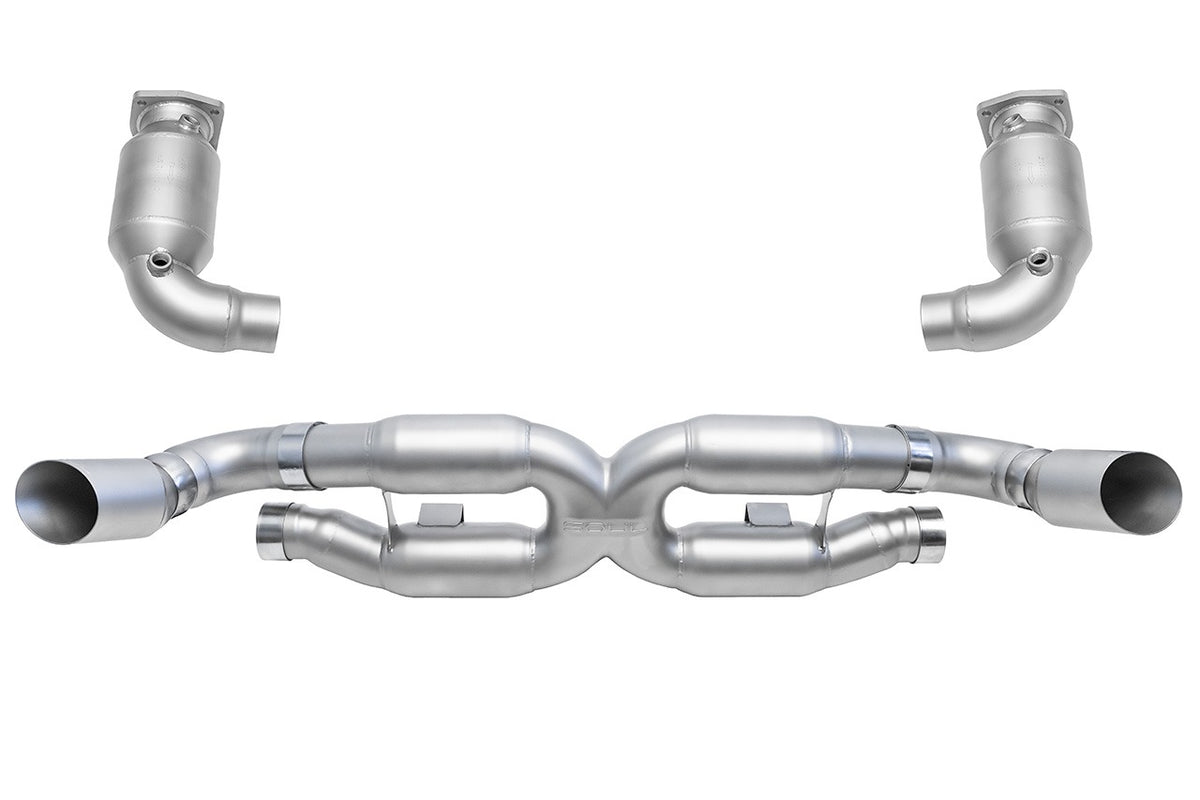 SOUL Porsche 997.2 Turbo Sport X-Pipe Exhaust System