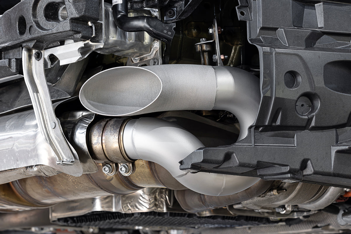 SOUL Porsche 992.2 Turbo S Muffler Bypass Pipes