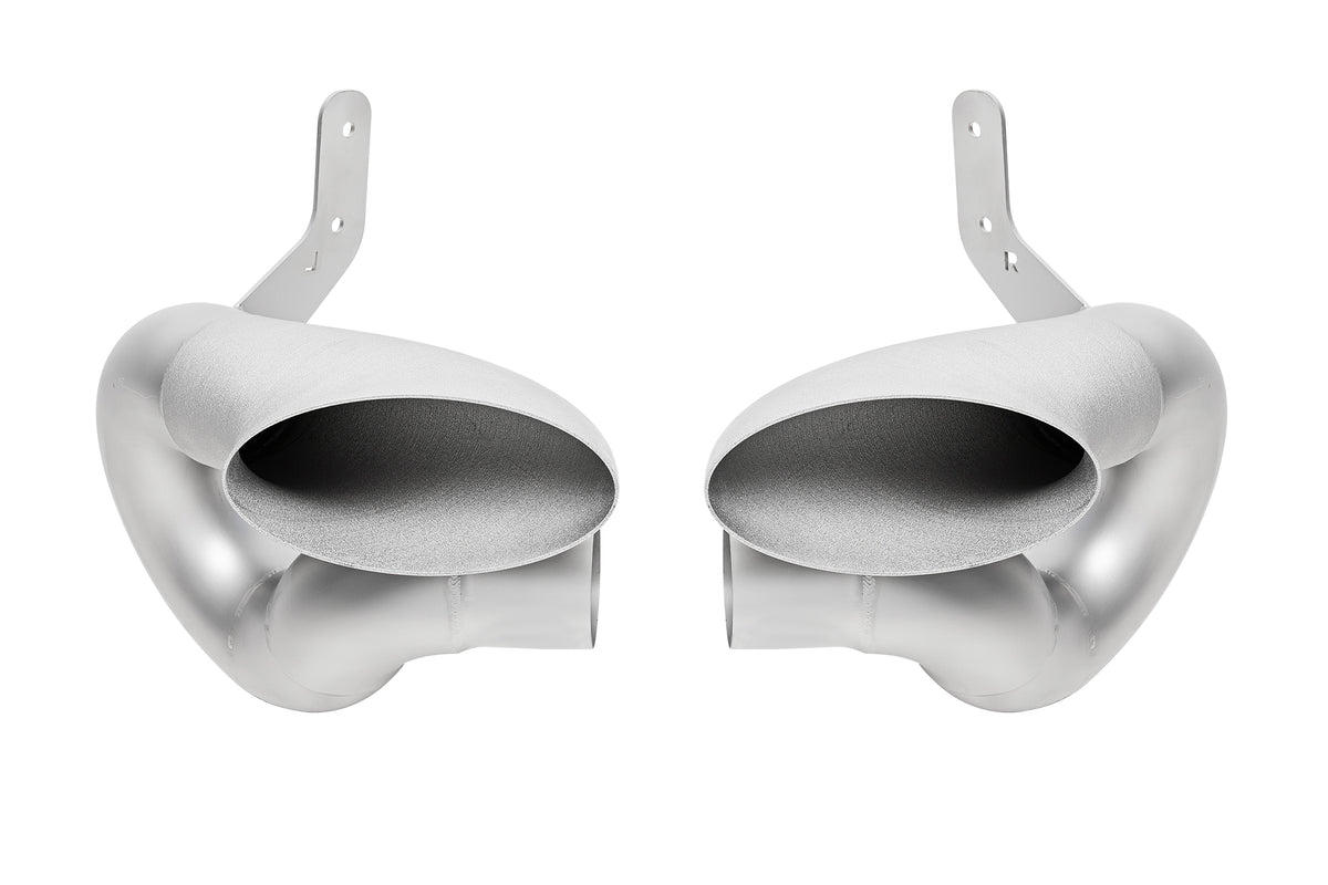 SOUL Porsche 992.2 Turbo S Muffler Bypass Pipes
