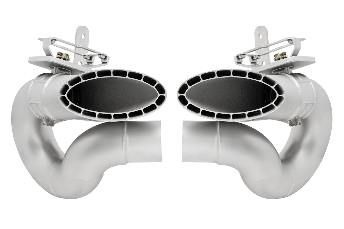 SOUL Porsche 992.2 Turbo S Valved Sport Mufflers