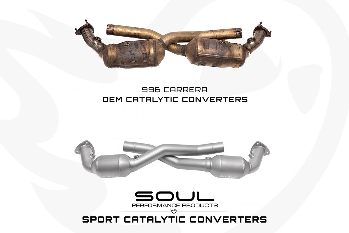 SOUL Porsche 996 Carrera Sport Catalytic Converters
