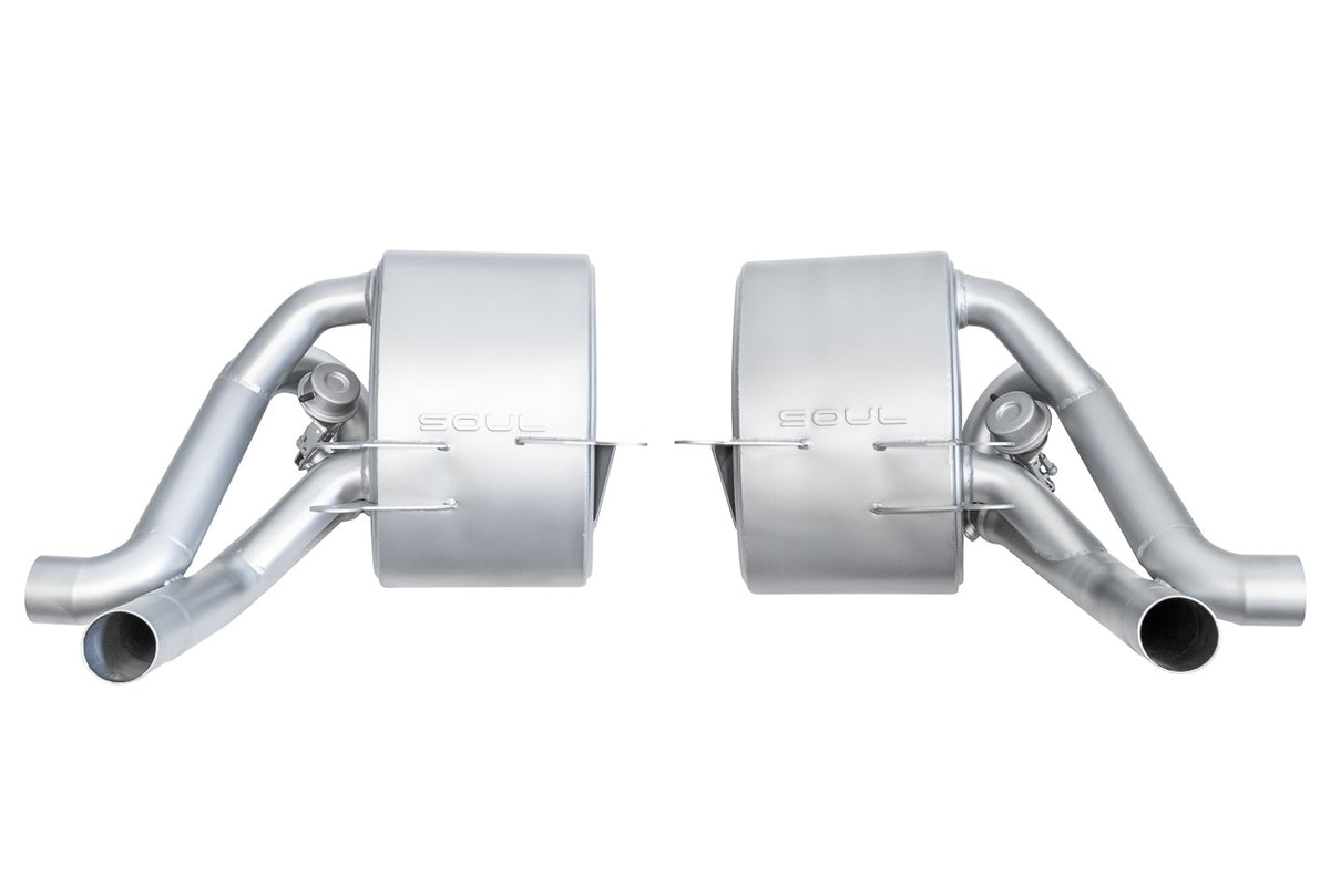 SOUL Porsche 997.1 Carrera Valved Exhaust