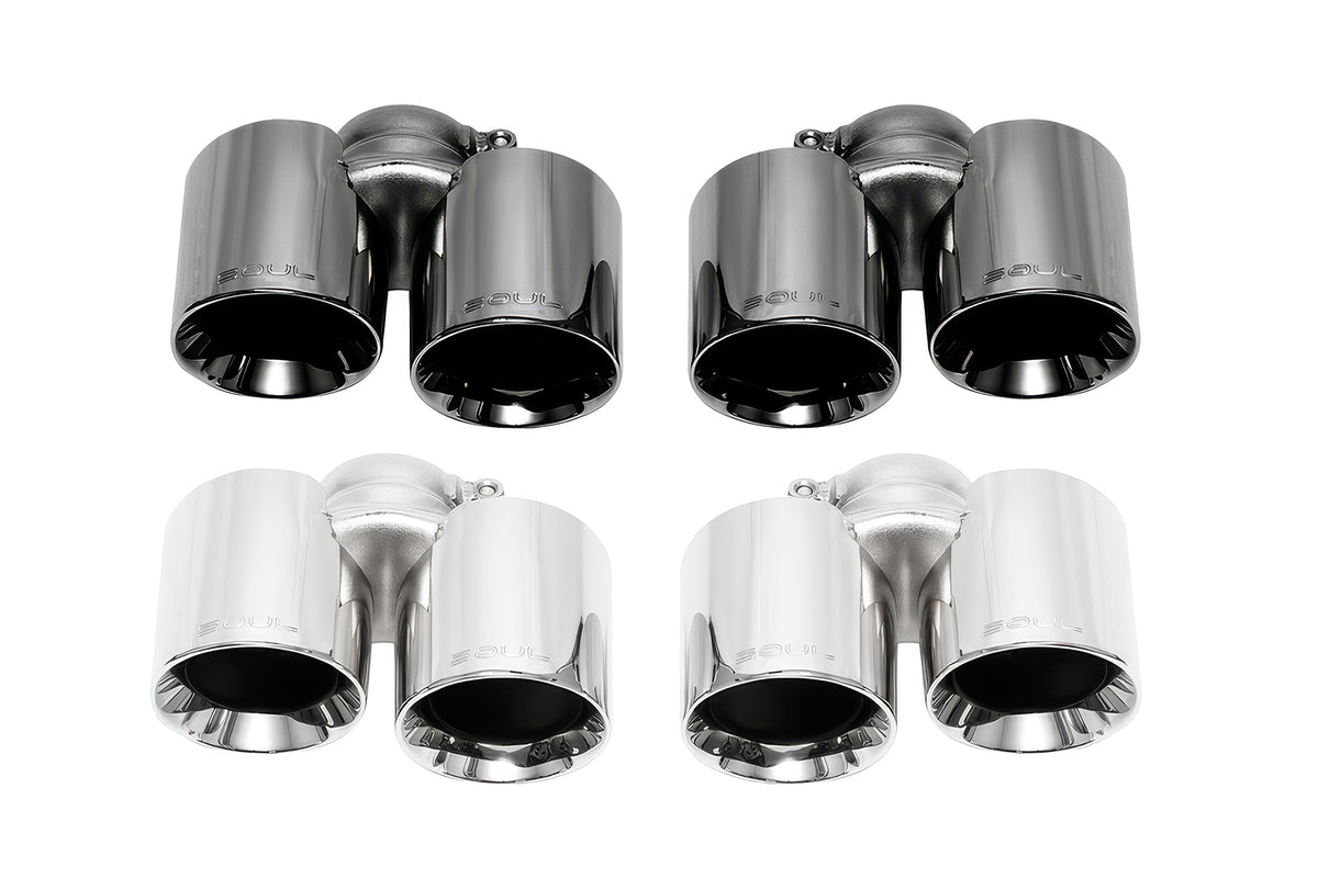 SOUL Porsche 997.2 Carrera Bolt On Exhaust Tips