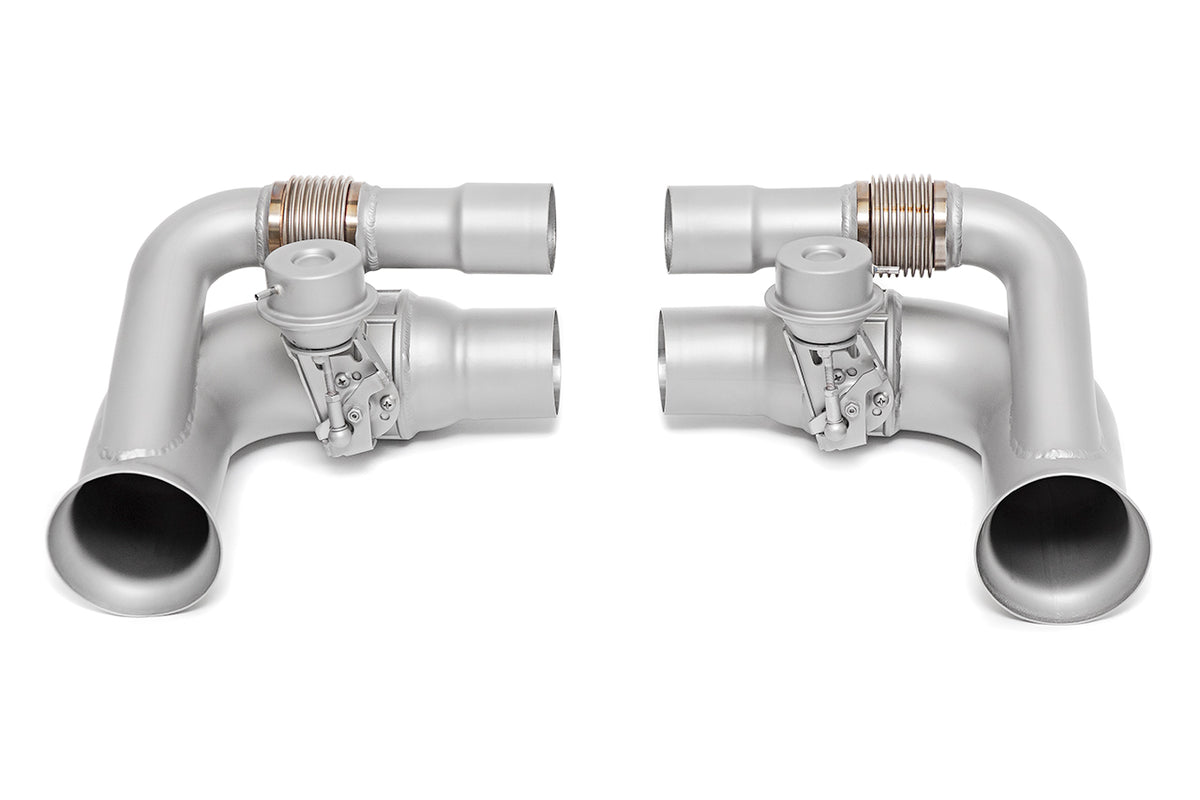 SOUL Porsche 997 GT3 Valved Side Muffler Bypass Pipes