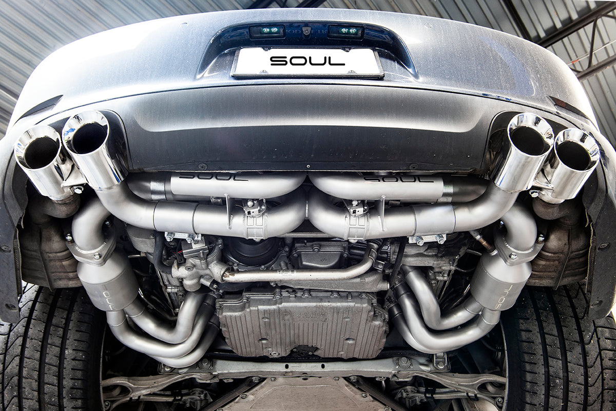 SOUL Porsche 991.1 Base with PSE / S / GTS Carrera Bolt On Exhaust Tips