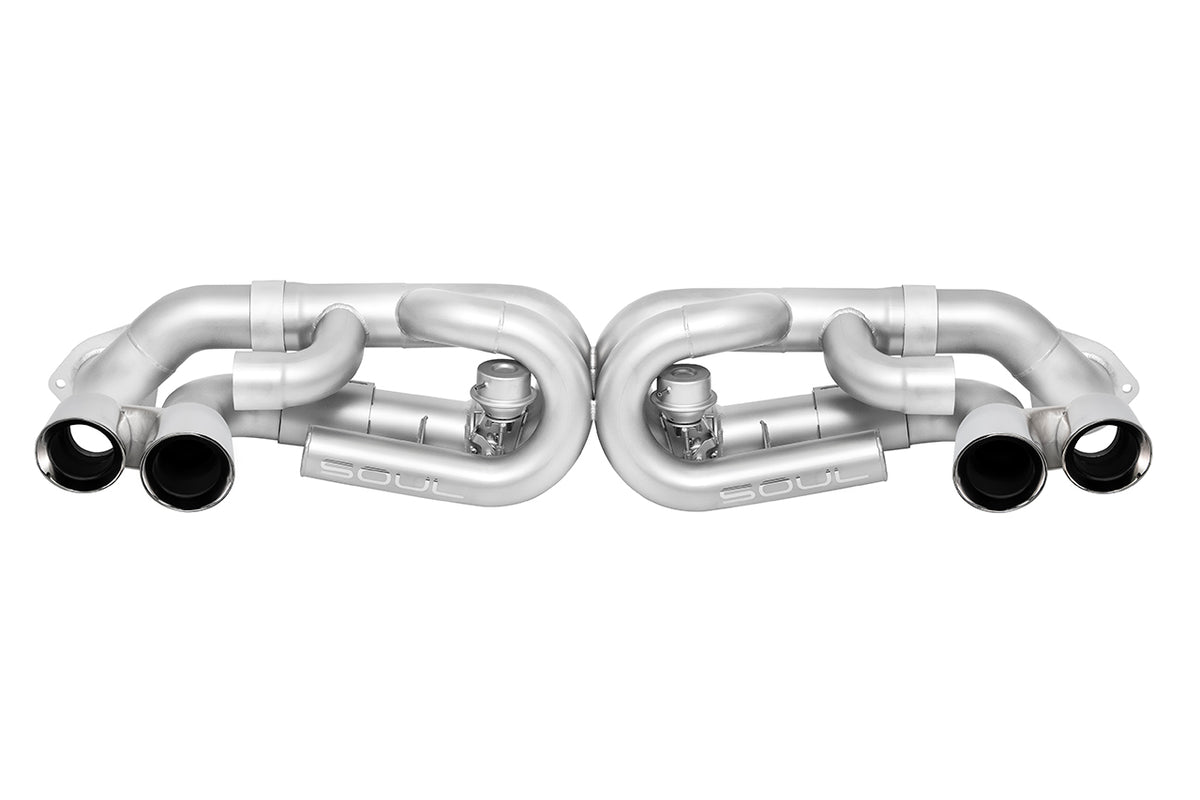 SOUL Porsche 991.1 Base with PSE / S / GTS Carrera Valved Performance Exhaust System