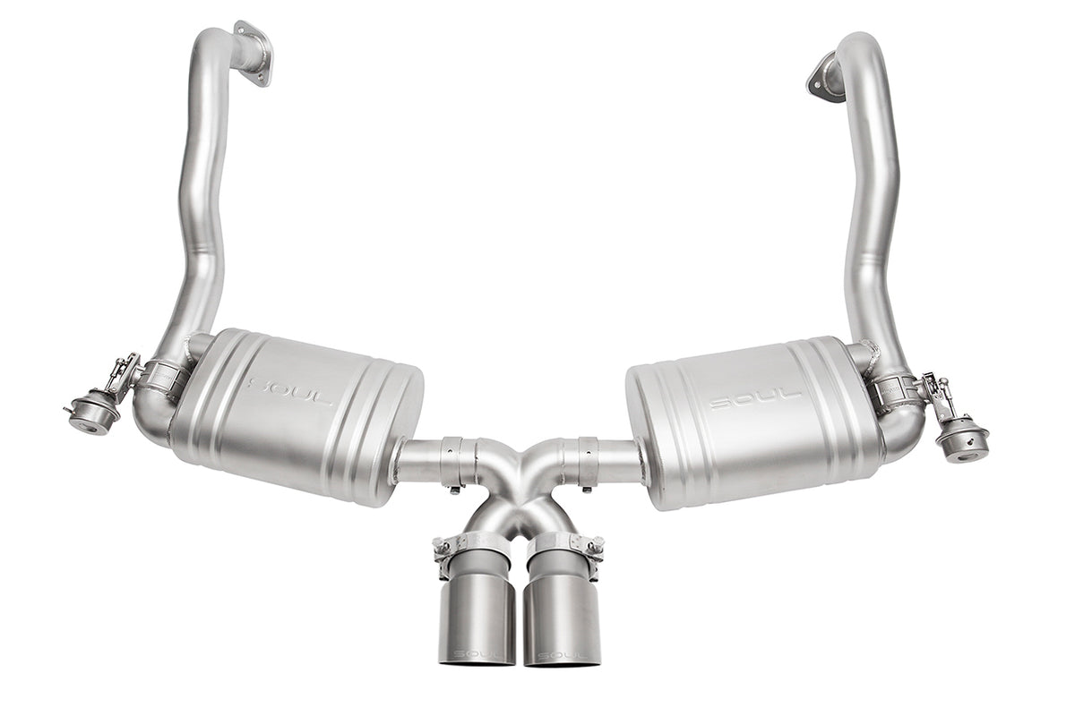 SOUL Porsche 981 GT4 / Boxster Spyder / Clubsport Valved Exhaust System