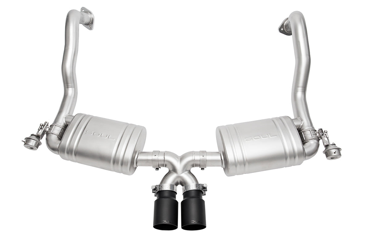 SOUL Porsche 981 GT4 / Boxster Spyder / Clubsport Valved Exhaust System