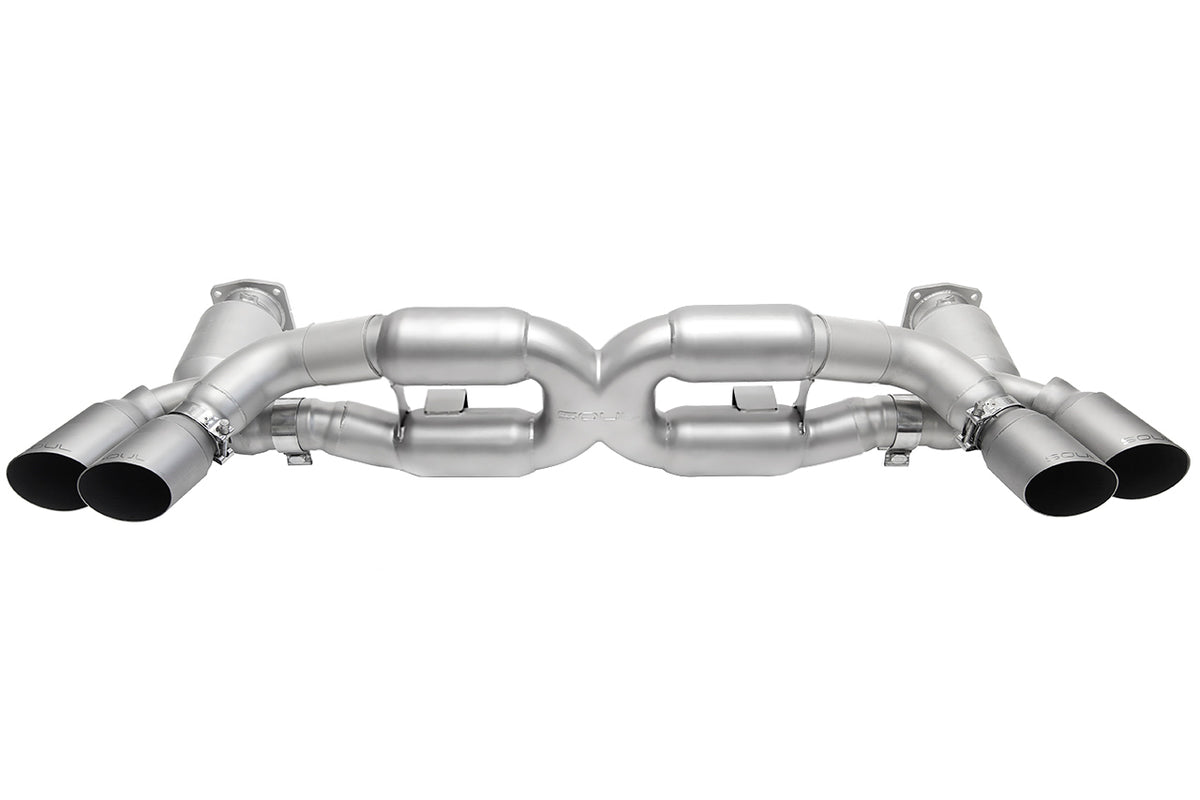 SOUL Porsche 991 Turbo Sport X-Pipe Exhaust System