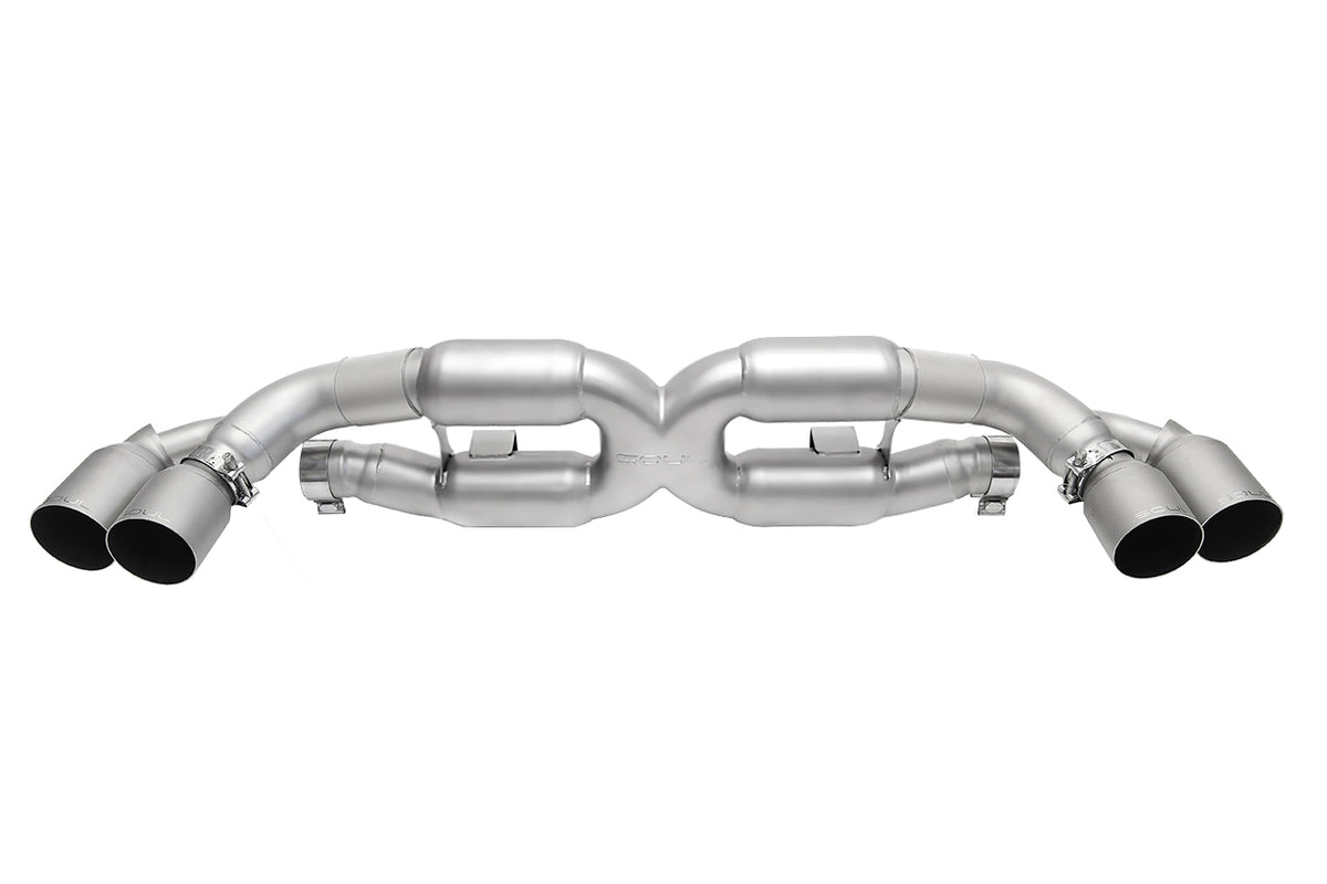 SOUL Porsche 991 Turbo X-Pipe Exhaust