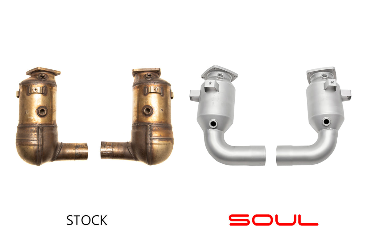 SOUL Porsche 991.2 Carrera Base / S (without PSE) Sport Catalytic Converters