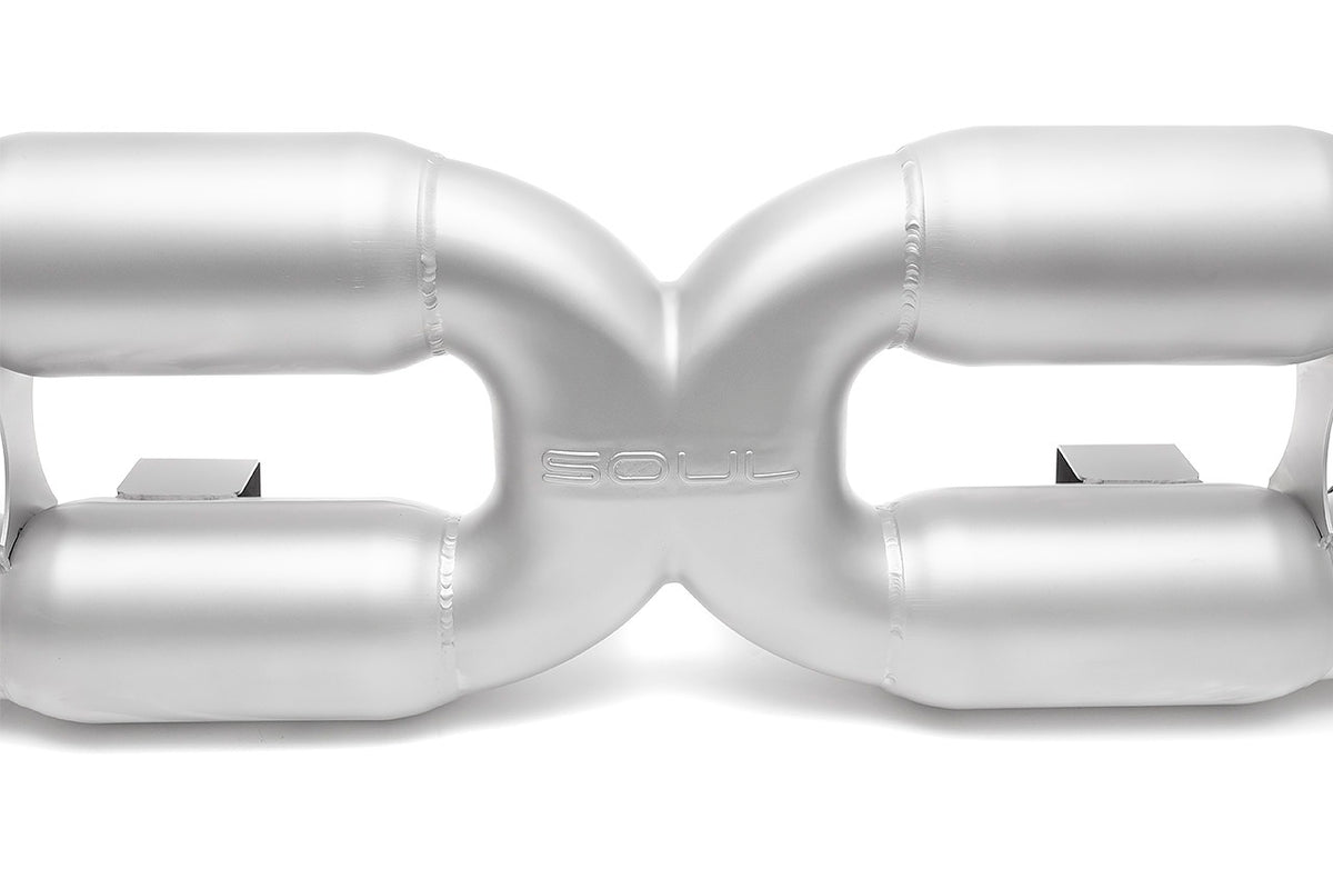 SOUL Porsche 996 Turbo Competition X-Pipe Exhaust System