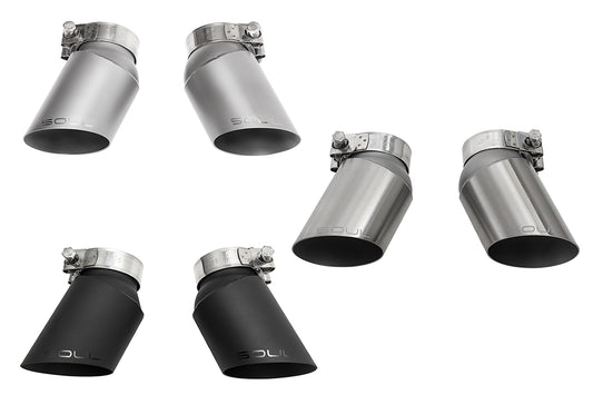 SOUL Porsche 997.1 Turbo GT2 Style Bolt On Exhaust Tips