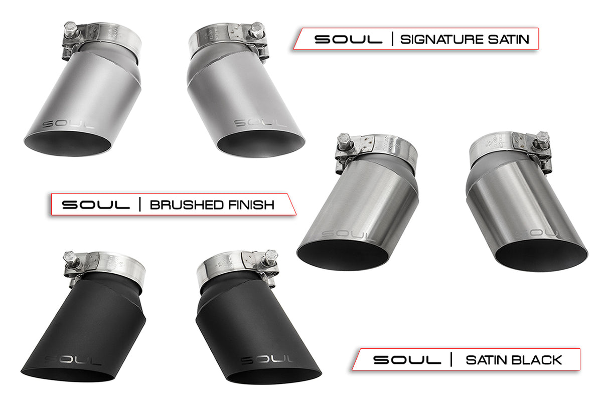 SOUL Porsche 997.1 Turbo Sport X-Pipe Exhaust System