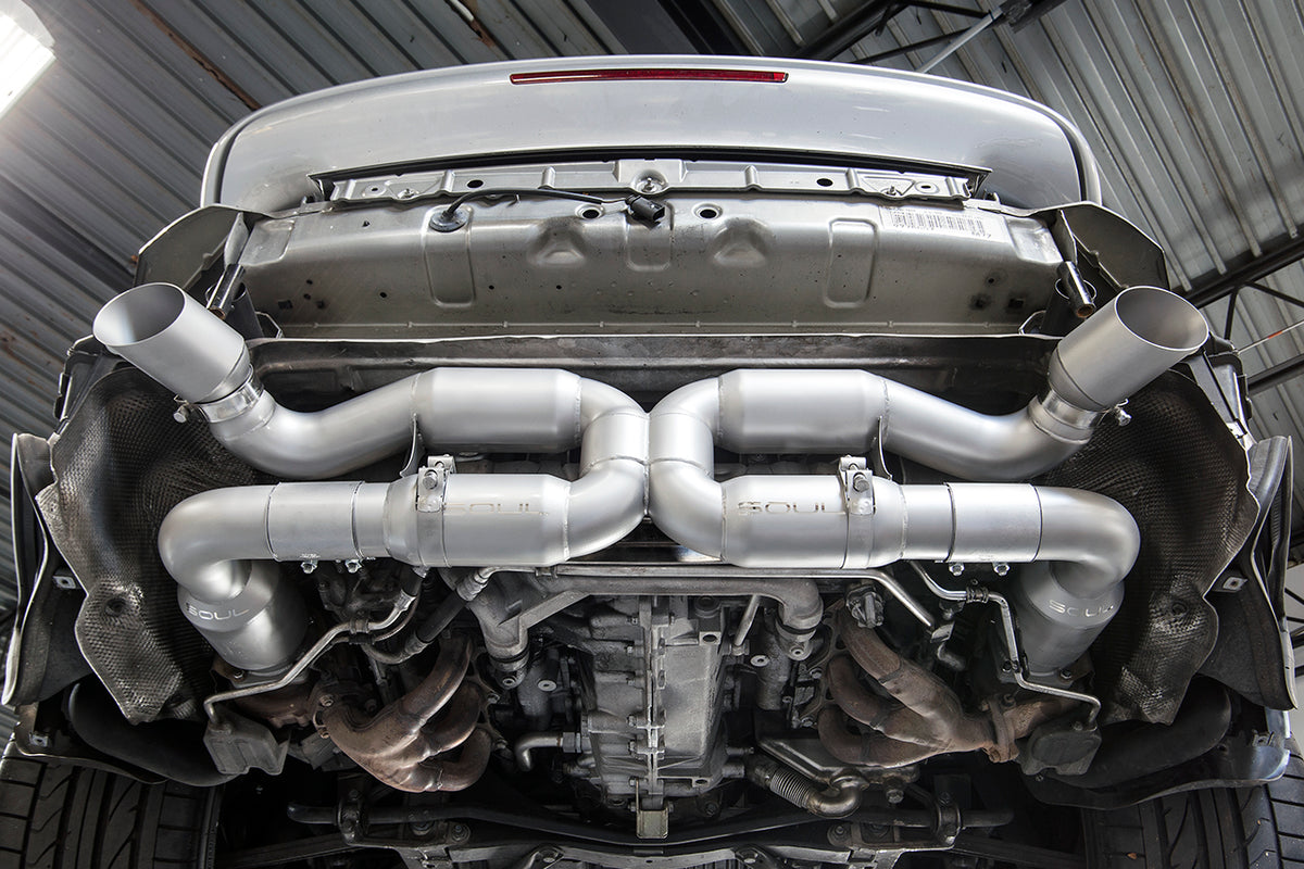 SOUL Porsche 997.1 Turbo Sport X-Pipe Exhaust System