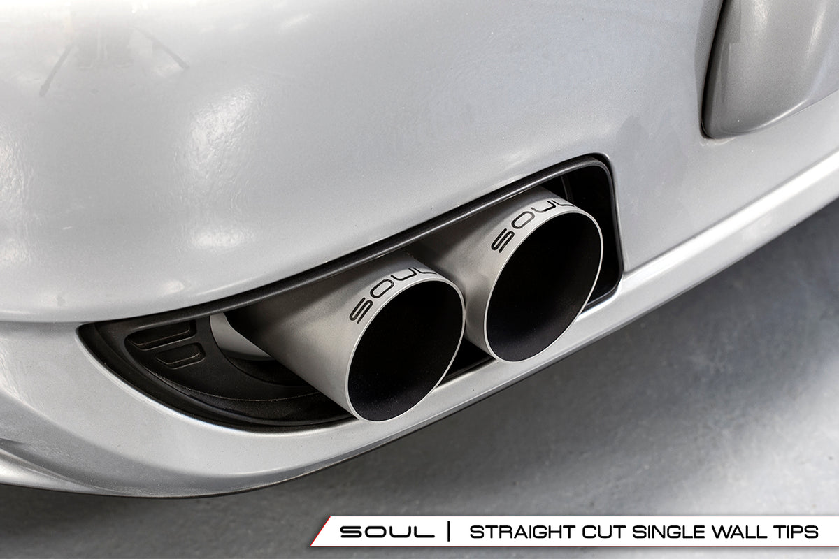 SOUL Porsche 997.1 Turbo Sport X-Pipe Exhaust System