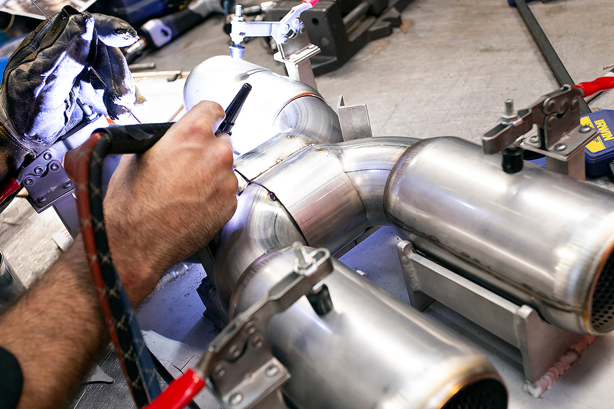 SOUL Porsche 997.2 Turbo Competition X-Pipe Exhaust System