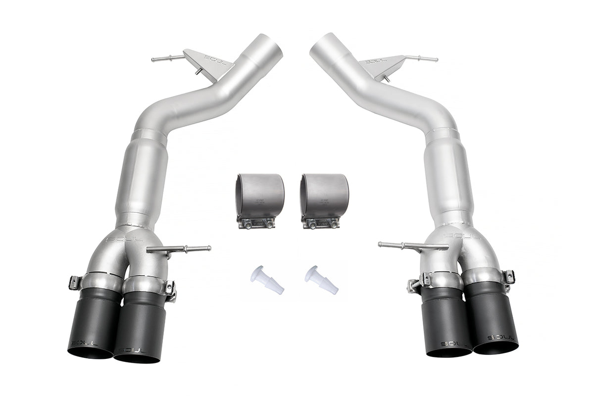 SOUL BMW F06 / F12 / F13 M6 Resonated Muffler Bypass Exhaust