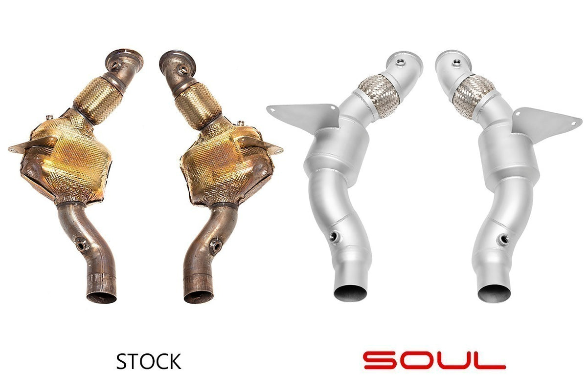 SOUL Ferrari 488 / Pista Sport Catalytic Converters