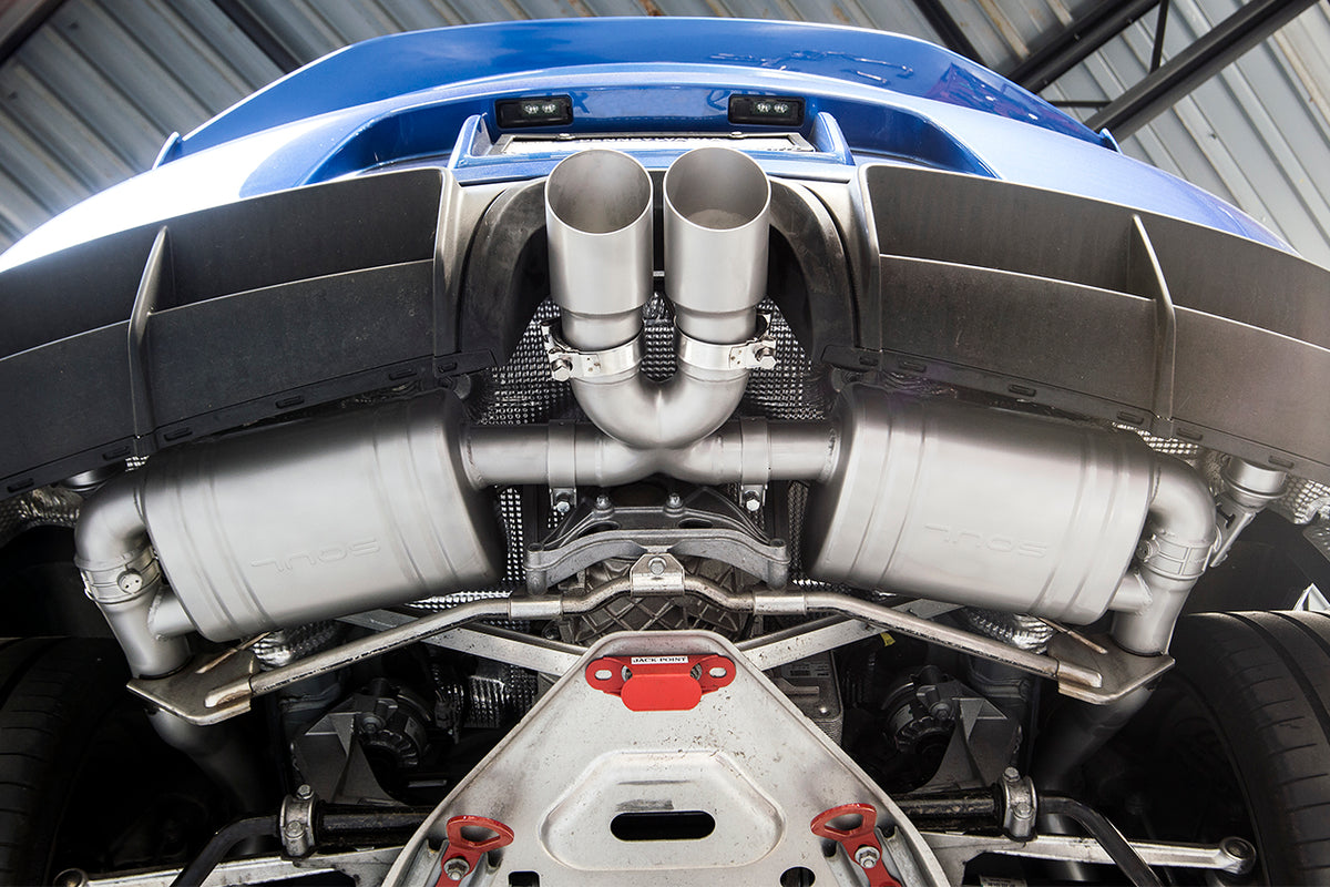 SOUL Porsche 981 GT4 / Boxster Spyder / Clubsport Valved Exhaust System