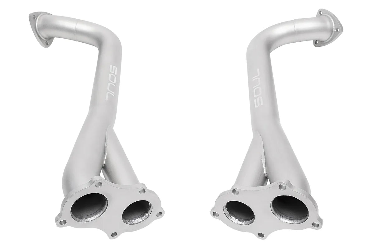 SOUL Porsche 718 GT4 / Spyder / GTS 4.0L Competition Over Axle Pipes