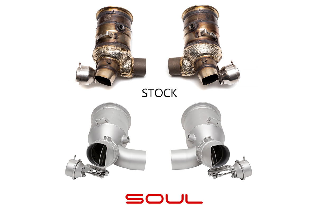 SOUL Porsche 991.2 GT2 RS Sport Catalytic Converters