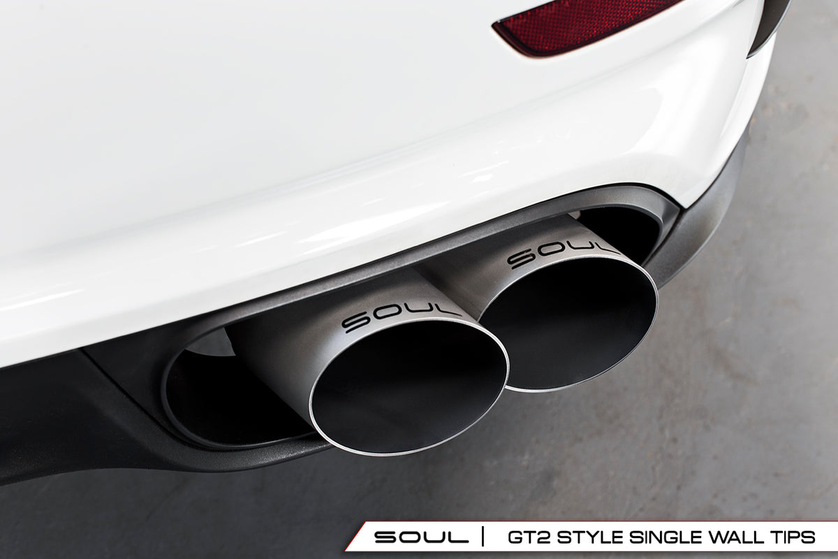SOUL Porsche 991 Turbo X-Pipe Exhaust