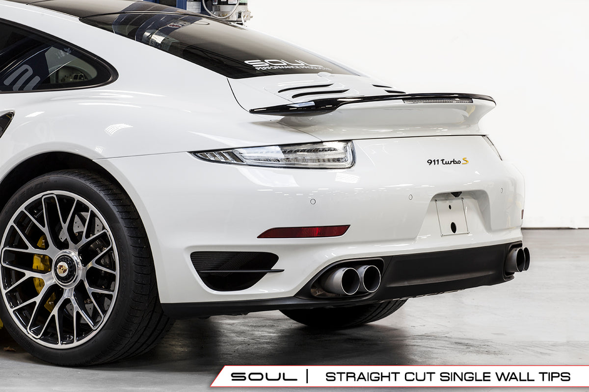 SOUL Porsche 991 Turbo X-Pipe Exhaust
