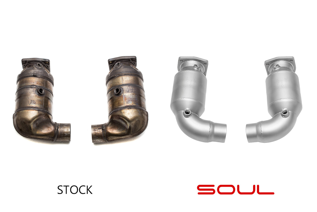 SOUL Porsche 997.2 Turbo Sport Catalytic Converters