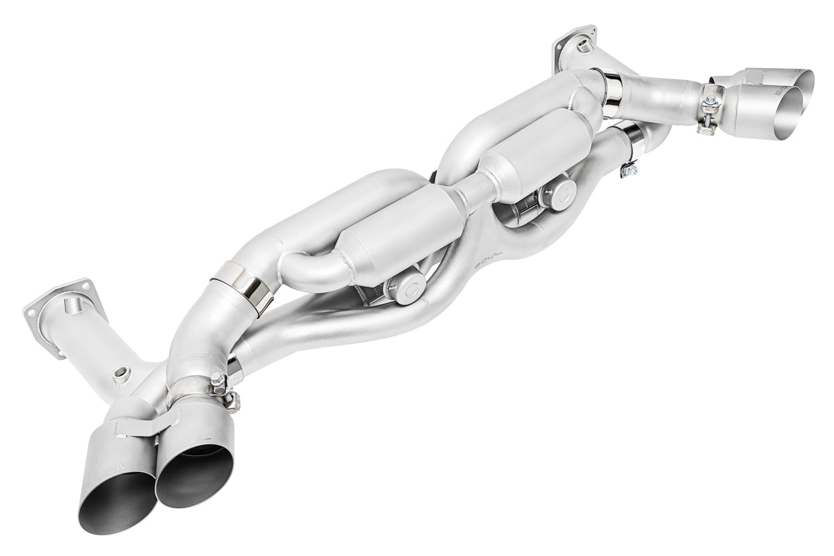 SOUL Porsche 991 Turbo Valved Exhaust System