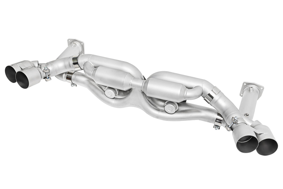 SOUL Porsche 991 Turbo Valved Exhaust System