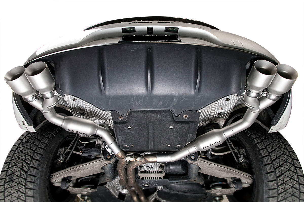 SOUL Porsche Macan S / GTS / Turbo Resonated Muffler Bypass Exhaust