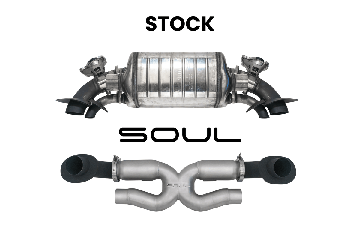 SOUL Porsche 992.2 Carrera (Base / T / S) X-Pipe Exhaust System