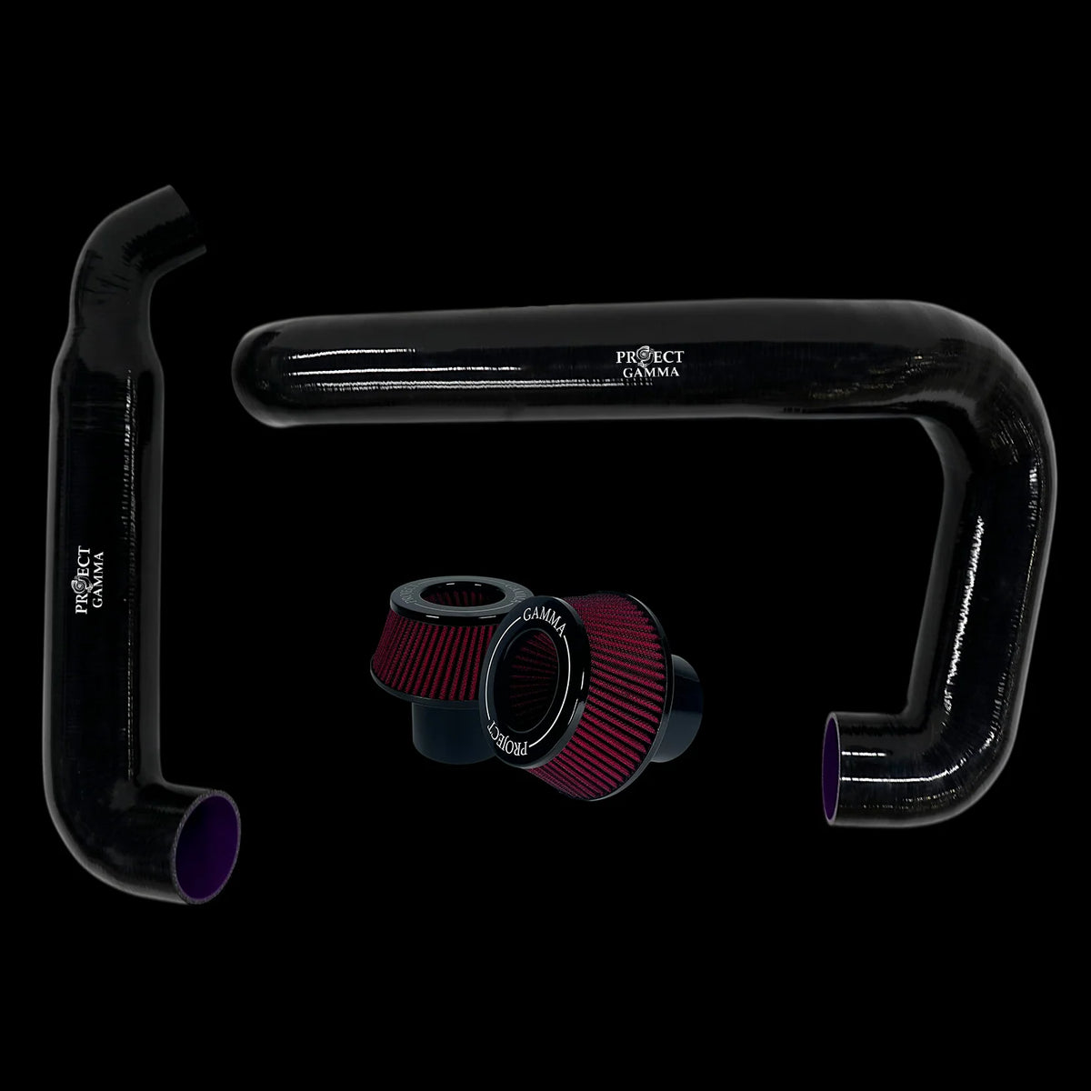 Project Gamma BMW S58 SILICON FRONT MOUNT INTAKES WITH FILTERS - F97 X3M / F98 X4M