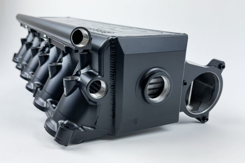 CSF Gen 2 B58 Race X Charge-Air-Cooler Manifold - Thermal Black Finish - 8400B