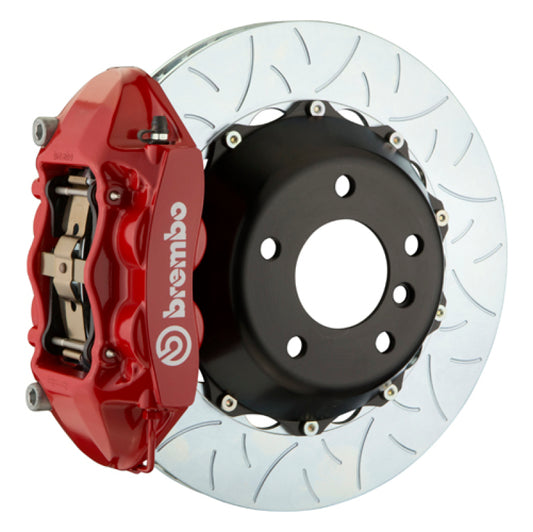 Brembo 19+ 330i Rear GT BBK 4 Piston Cast 380x28 2pc Rotor Slotted Type3-Red - 2P3.9064A2