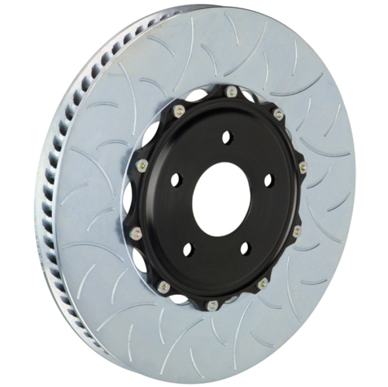 Brembo 02-05 996 Turbo (PCCB Eqpt) Fr 2-Piece Discs 350x34 2pc Rotor Slotted Type3 - 103.8006A