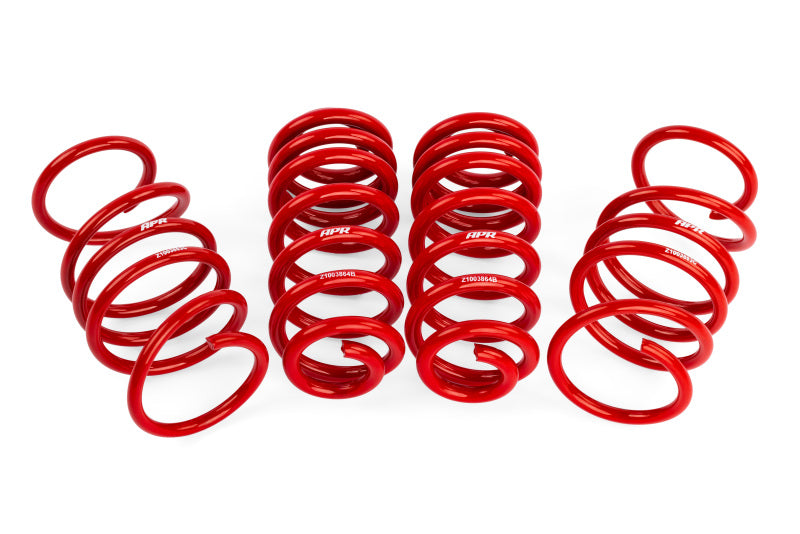 APR 22-26 Volkswagen Golf R (MK8) Roll-Control Lowering Springs - Red - SUS00017