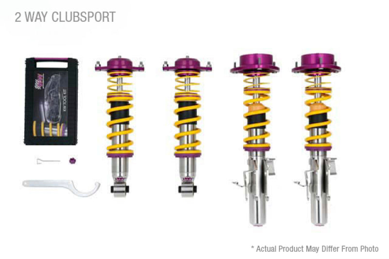 KW Clubsport Kit Porsche 911 (997) Turbo Coupe w/ PASM (Must Deactivate PASM) - 35271823