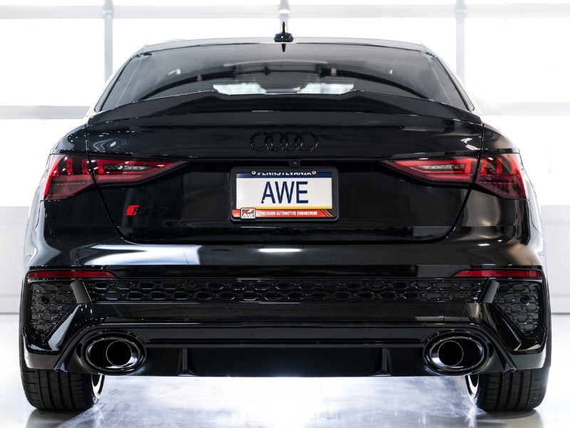 AWE Tuning Audi 22-23 8Y RS3 Cat-Back Track Edition Exhaust System - No Tips - 3020-31389