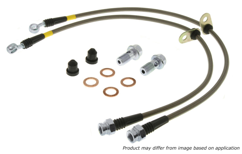 StopTech 12-13 BMW 335i SS Rear Brake Lines - 950.34531