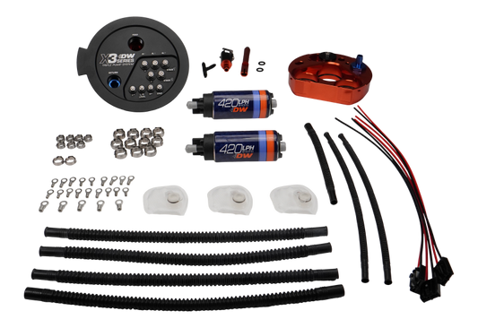 DeatschWerks 20-24 A90/91 Toyota Supra/G8X BMW M3/M4 Fuel Pump Module w/Dual DW420s - 9-422-7080
