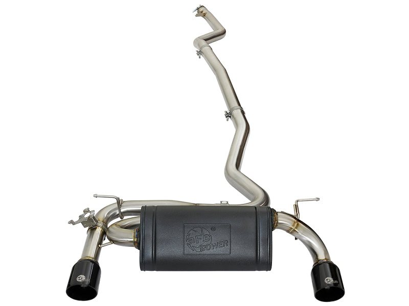 aFe MACH Force XP Exhausts Cat-Back SS 16-17 BMW 340i/iX 440i/iX (F3X) L6-3.0L (B58) w/Black Tips - 49-36334-B