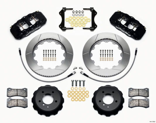 Wilwood AERO6 Front Hat Kit 14.00 2007-2011 BMW E90 Series w/Lines - 140-13582